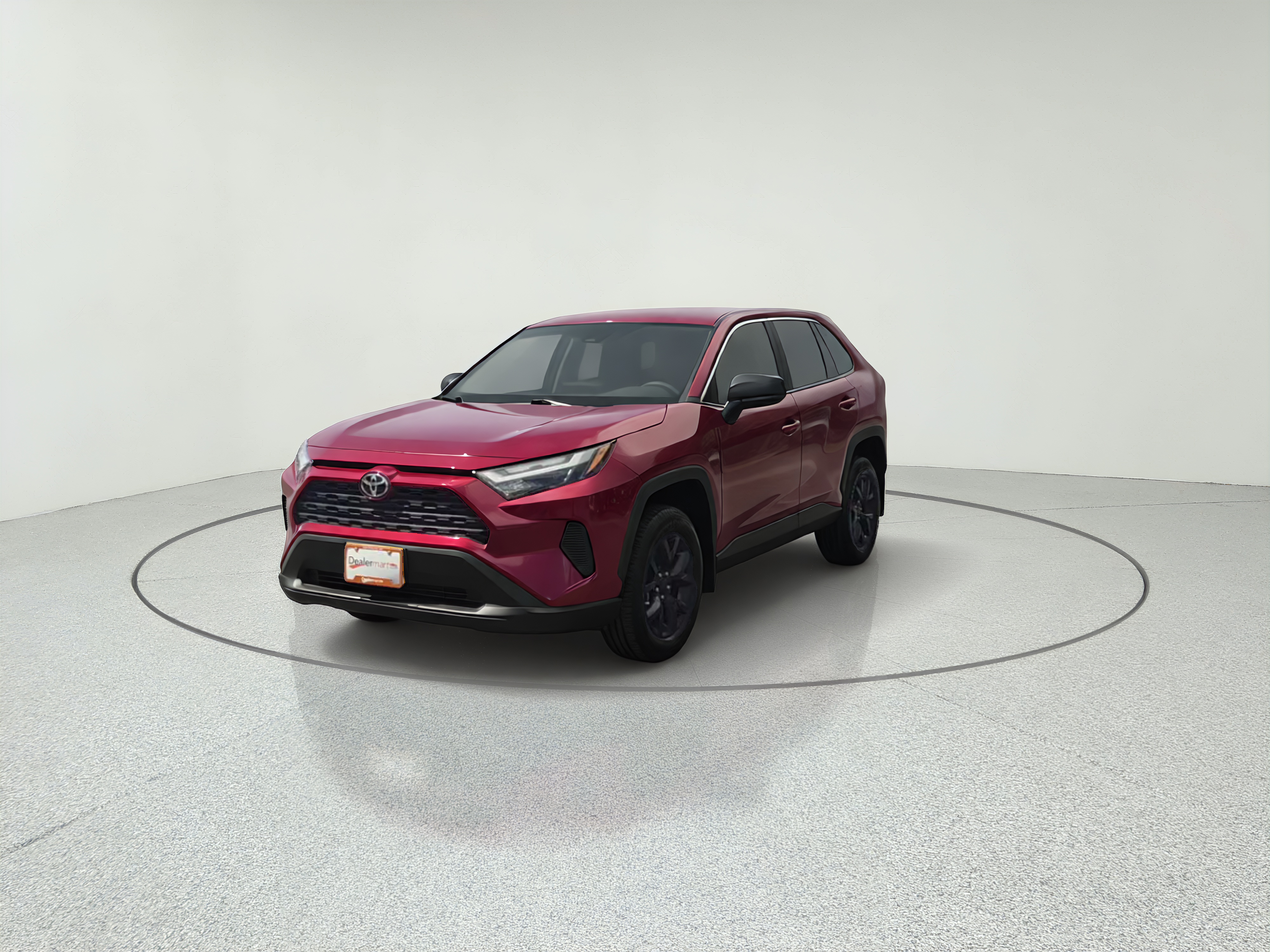 Red 2025 Toyota RAV4 LE FWD SUV / Crossover Front-Wheel Drive 8-Speed Automatic